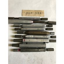 LOT MIXED GO NO GO PLUG GAGES,.331,.328,.325,.320,.330,.332,.323  ,3225,.3175,ES