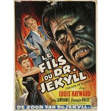 Son Of Dr Jekyll 02 Poster Canvas Movie Film Print A0 A1 A2 A3 A4 A5 A6 Art Wall