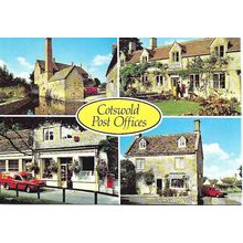 Postal COTSWOLD POST OFFICES Postcard (Post Office SWPR9)