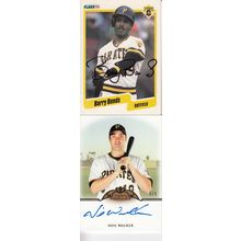 BARRY BONDS & NEIL WALKER CERTIFIED AUTO 1990/11 PITTSBURGH PIRATES ALL-STAR HOF