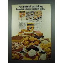 1970 Betty Crocker Bisquick Biscuit Mix Ad - Simplest