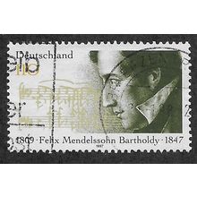 GER 1997 110pf 'FELIX MENDELSSOHN' FINE USED (EBID54-592)