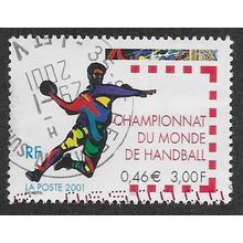 FRA 2001 3F 'WORLD HANDBALL CHAMPIONSHIPS' FINE USED (EBID55-927)