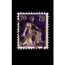 SCHWEIZ SWITZERLAND [1921] MiNr 0171 x ( O/used )