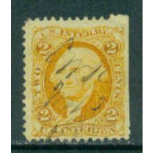 Used R15 2c George Washington Fine UnderInked T1028