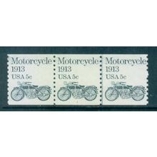 1899 5c Motorcycle Fine MNH Dry Gum PNC 1/3 W0539