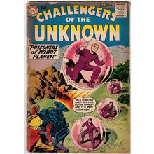 CHALLENGERS OF THE UNKNOWN # 8 Jack Kirby !!