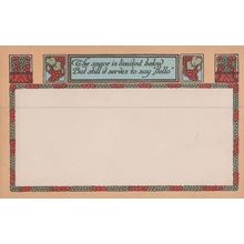 No Space Window But I Want To Say Hello Antique Postcard