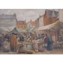 Hollow Lane Hitchin Hertfordshire in 1903 Watercolour Painting Rare Postcard