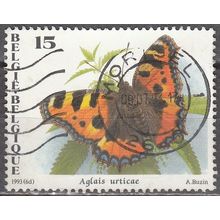 Belgique 1993 Michel 2558 O Cote (2008) 0.30 € Papillon Petite tortue