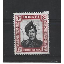 Brunei.SG105 8c Sultan Omar Ali Saifuddin.Fine Used.Aug25w