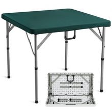 Mahjong Table Fold-in-Half 4 Player Card Table & Wear-Resistant Tabletop