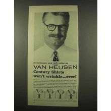 1956 Van Heusen Shirt Ad - 100 200 300 301 Oxford BD