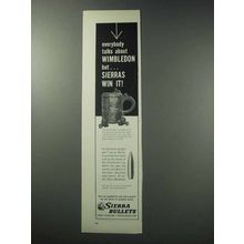 1964 Sierra .30 Caliber, 200 gr. Matchking Bullet Ad