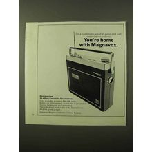 1971 Magnavox Cassette Recorder Ad - Confusing World