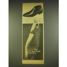 1963 Barker Washington Shoes Ad - The last shall be first