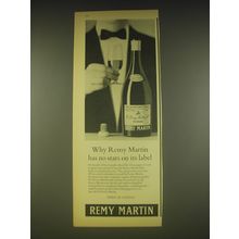 1963 Remy Martin Cognac Advertisement - Why Remy Martin has no stars