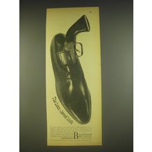 1963 Barker Viscount Shoes Ad - The lean-jawed look