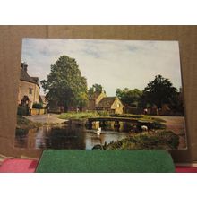 LOWER SLAUGHTER, Gloucestershire unused postcard by J Arthur Dixon =
