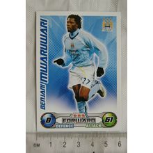 2008/09 Topps Match Attax Trading Card - Benjani Mwaruwari, Manchester City