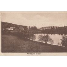 Karlberg In Pulstoa Finland Antique Postcard