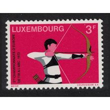 Luxembourg Archery Championships 1972 MNH SG#892