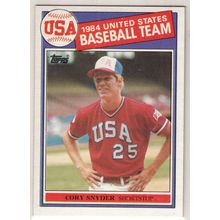 1985 Topps Baseball card 403 Cory Snyder USA Team RC