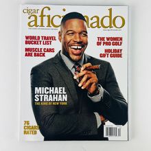 Cigar Aficionado Magazine November/December 2014 Michael Strahan Cover