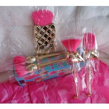 Tarte 5 Piece Let's Flamingle Collection Brush Set New in Box