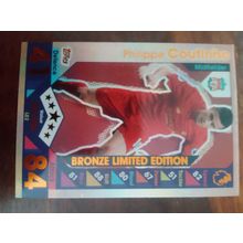 match attax 2016/17 silver limited edition card xherdan shaqiri le5