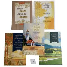 5 Religious Christian Thank You Pastor Minister Cards Lot Scripture & Envelopes