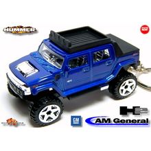 HTF KEYCHAIN BLUE HUMMER H2 4X4 TRUCK LIFTED CUSTOM Ltd Ed.
