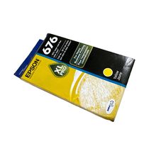 Genuine Epson 676 XL Pro - Yellow Printer Ink Cartridge 676XL