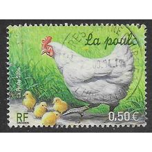 FRA 2004 50c 'FARM ANIMALS' FINE USED (EBID56-900)
