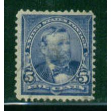 Used 281 5c Ulysses S. Grant Just Clears M04814