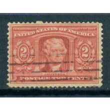 Used 324 2c Thomas Jefferson Just Clears C2440