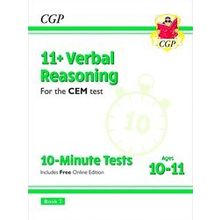 11 Cem 10-Minute Tests: Verbal Reasoning - Ages 10-11 Book 2 (With Online Editio