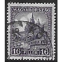 Mi 418 B a: 16 f. deep violet Definitive Stamp: Fisherman's Bastion, perf. 15