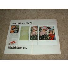 1974 Polaroid SX-70 Camera Ad, Watch it NICE!