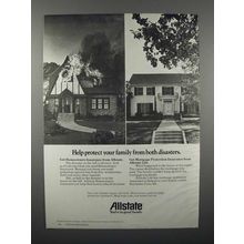 1979 Allstate Insurance Ad - Protect Both Disasters