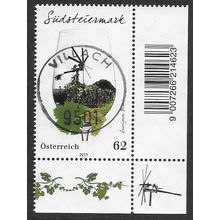 AUT 2013 62c 'WINE REGIONS - SOUTHERN STYRIA FINE USED (EBID56-332)