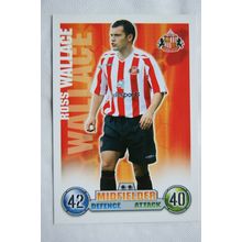 2007/08 Topps Match Attax Trading Card - Ross Wallace, Sunderland