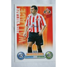 2007/08 Topps Match Attax Trading Card - Ross Wallace, Sunderland