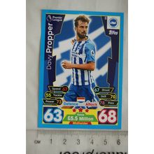 2017/18 Match Attax 50 Davy Propper, Brighton & Hove