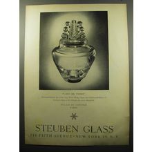 1951 Steuben Glass Crystal Jar Ad - L'art du Verre