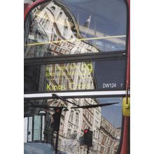 Kings Cross 59 Bus London Optical Illusion Photography Winner Rare Postcard