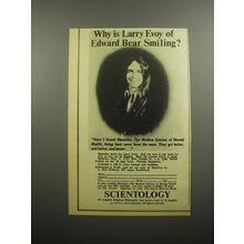 1974 Scientology Advertisement - Why is Larry Evoy of Edward Bear Smiling?