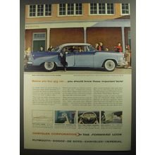 1956 Chrysler Corporation Ad - Dodge Custom Royal Lancer 4-Door Hardtop