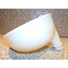 Vintage Sunbeam Mixmaster White Milkglass Juicer Bowl