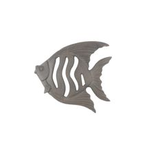 Pack Of 2] Cast Iron Angel Fish Kitchen Trivet 7""